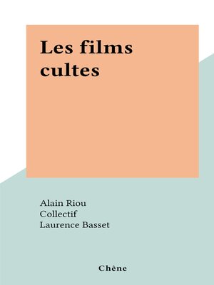 cover image of Les films cultes